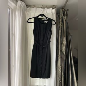 Badgley Mischka Black Dress with Belt